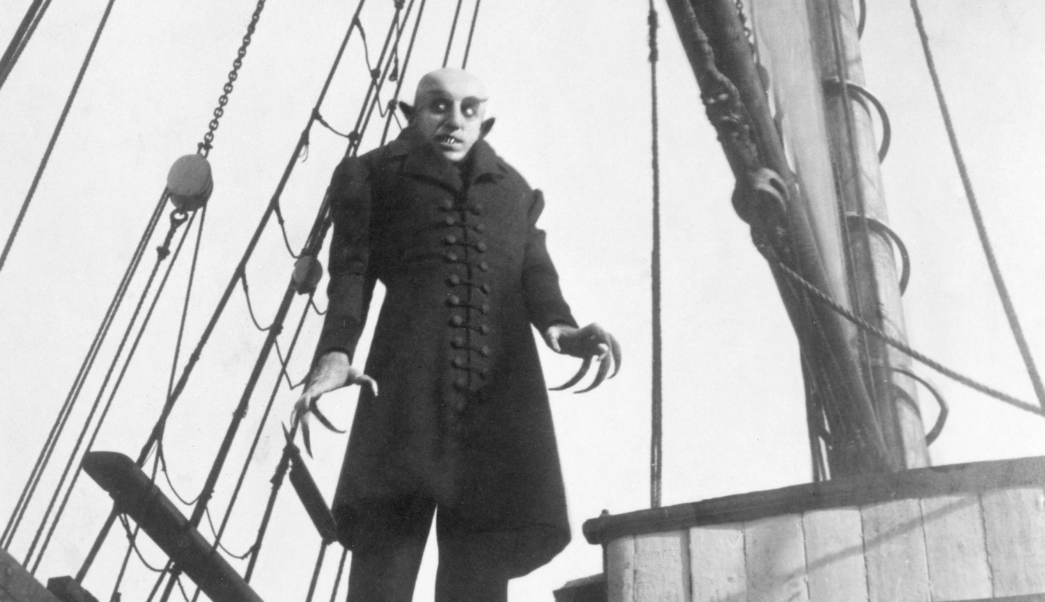 Count Orlok stalks the crew aboard the Demeter in Nosferatu.