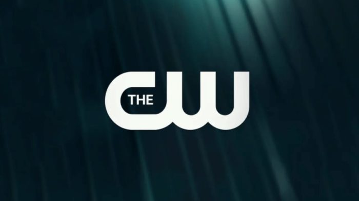 The CW logo as shown on TV.