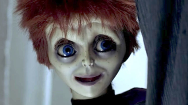 A close-up of Glenn/Glenda from Seed of Chucky