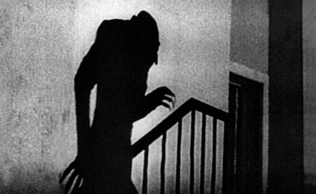 Orlok's shadow going up stairs