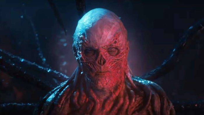 A close up of Vecna from Stranger Things 4
