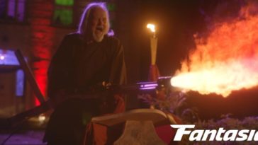 Master Jagori creates a tiki torch flamethrower in Cult Hero