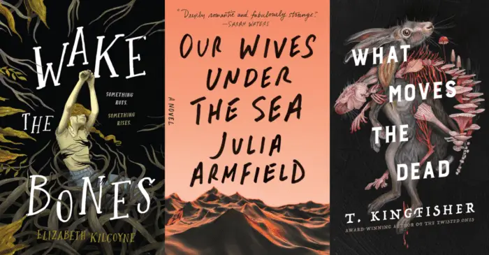 Book covers for July horror books