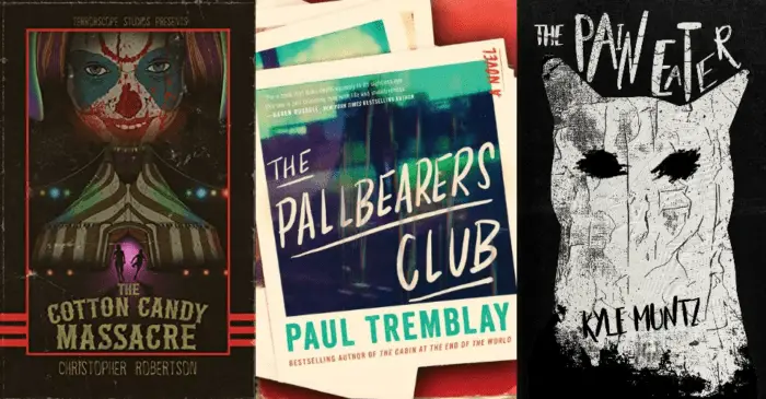 Book covers for July 2022 horror books