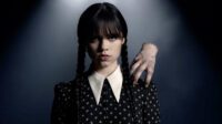 Jenna Ortega as Wednesday in the teaser trailer for Netflix's upcoming series, Wednesday