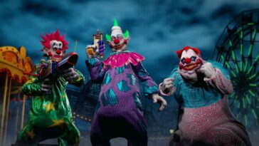 The Killer Klowns stand ready to fight in Killer Klowns from Outer Space: The Game