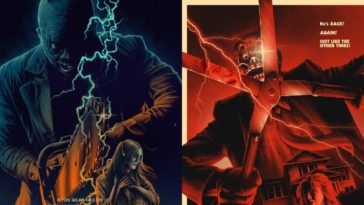 Dual images of both posters for The Third Saturday In October