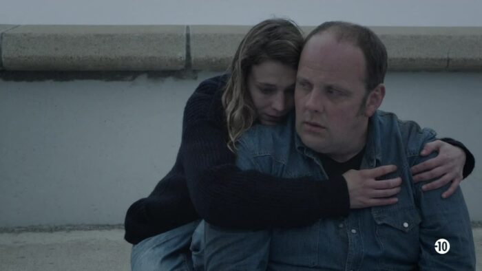 Julie (Celine Sallette) thanks Toni (Gregory Gadebois) for saving her life