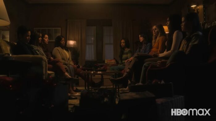 The Losers Club sits their mother's down to get the full truth in Sidney's living room