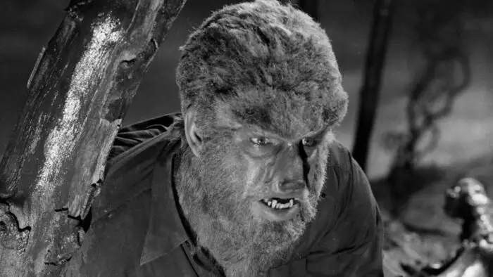 Lon Chaney Jr. as the monster Wolfman from the 1941 Universal pictures classic of the same name