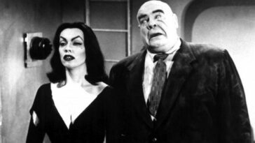 Vampira and Tor Johnson as the undead in Plan 9 from Outer Space