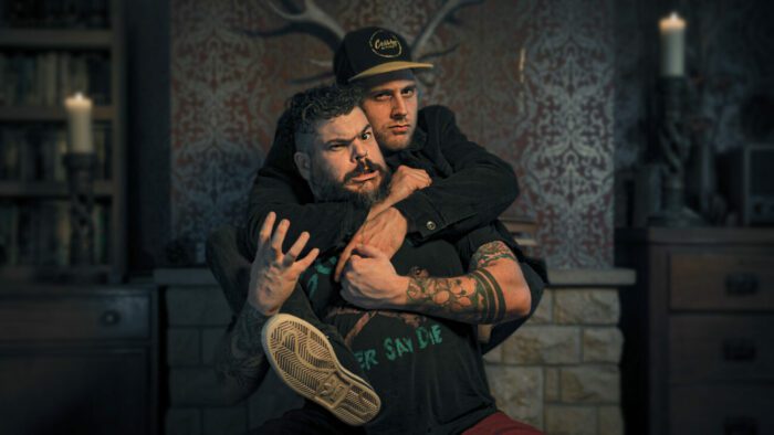 Richard Oakes and Adam Leader, writer-directors of Feed Me
