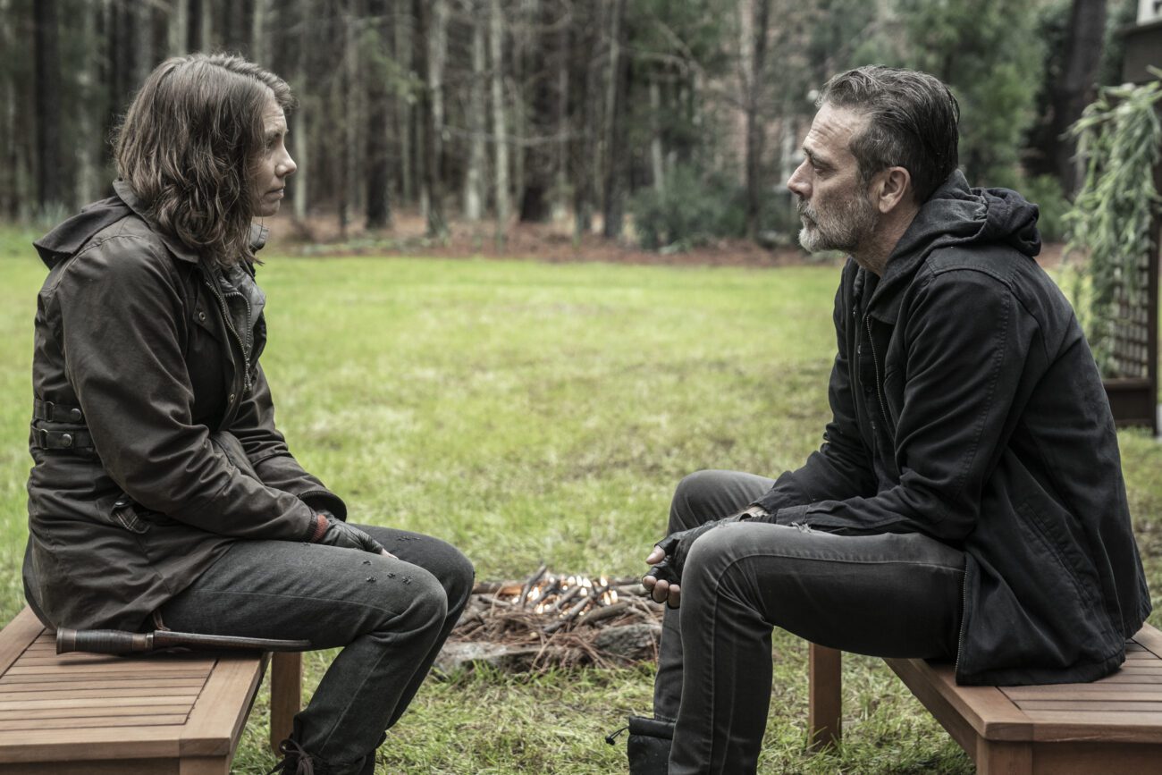 The Walking Dead series finale Maggie and Negan