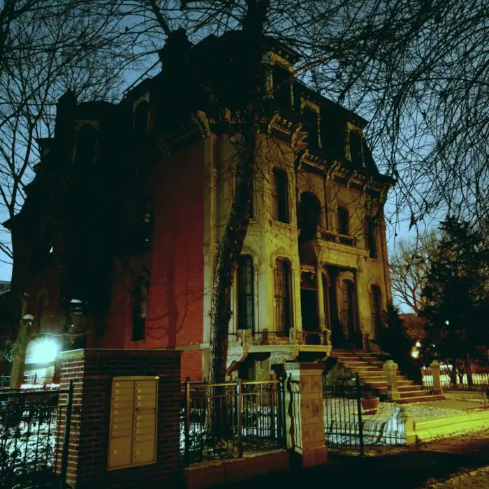 The Keith House, vacant on Prairie Ave., inspired by French chateau designs.