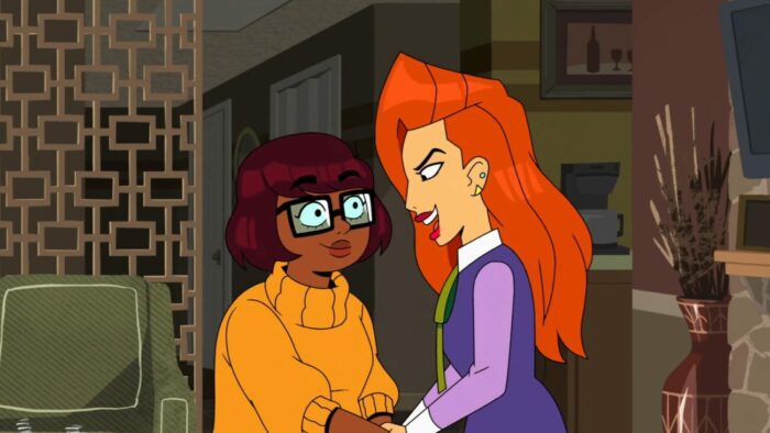 fred and velma kissing
