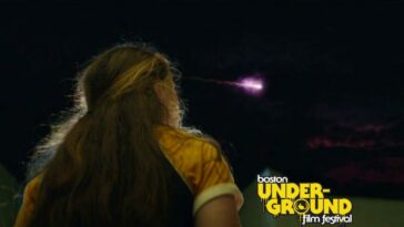 August watches a purple comet in the night sky in SPAGHETTI JUNCTION