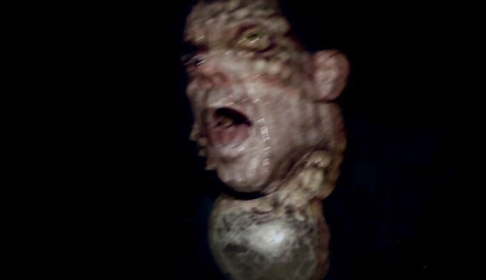 A man starts to grow vocal sack and is covered in bumps