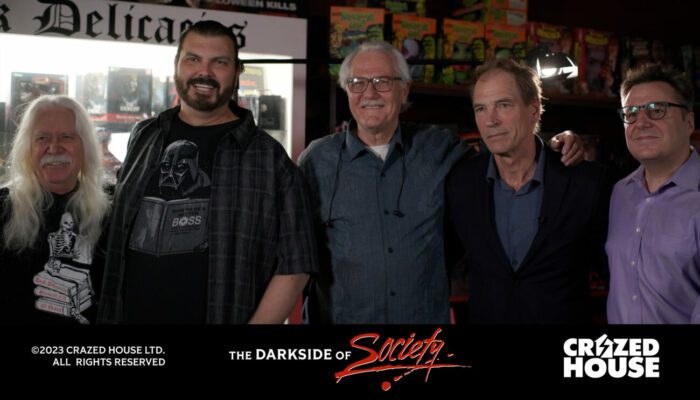 The filmmakers of Society smile for the camera