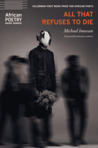 A book cover of a faceless man in the shadows, with the title of the book on the right hand side.